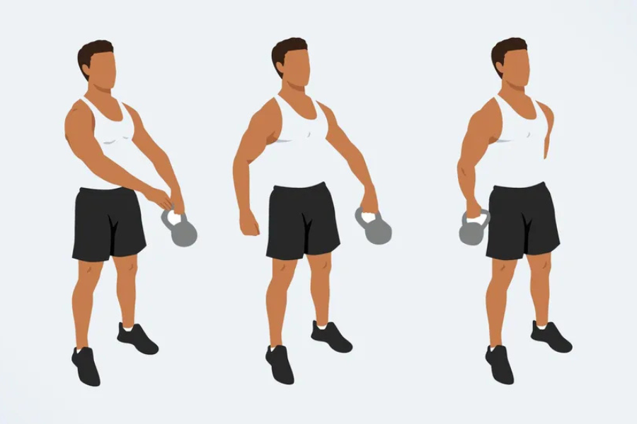 Kettlebell Slingshots (Around the World)